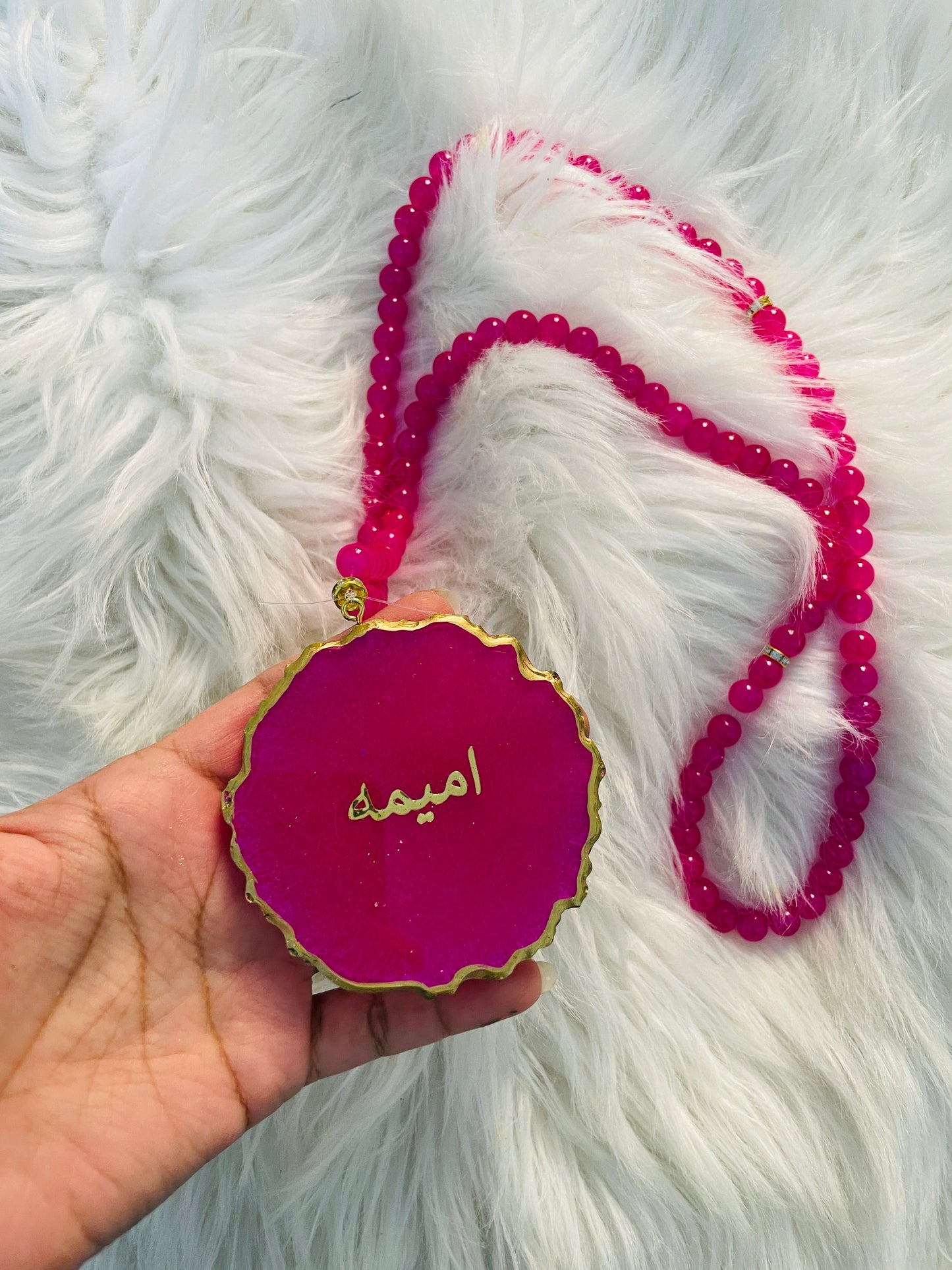 Pink Tasbeer The Craft Queen