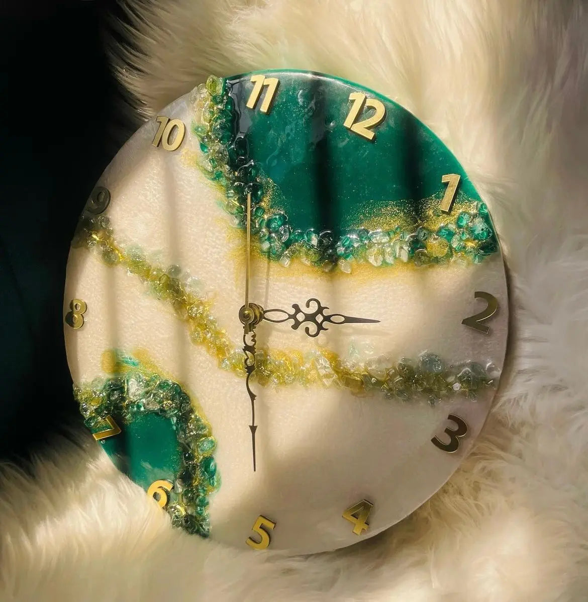 Green and White Stone The Craft Queen