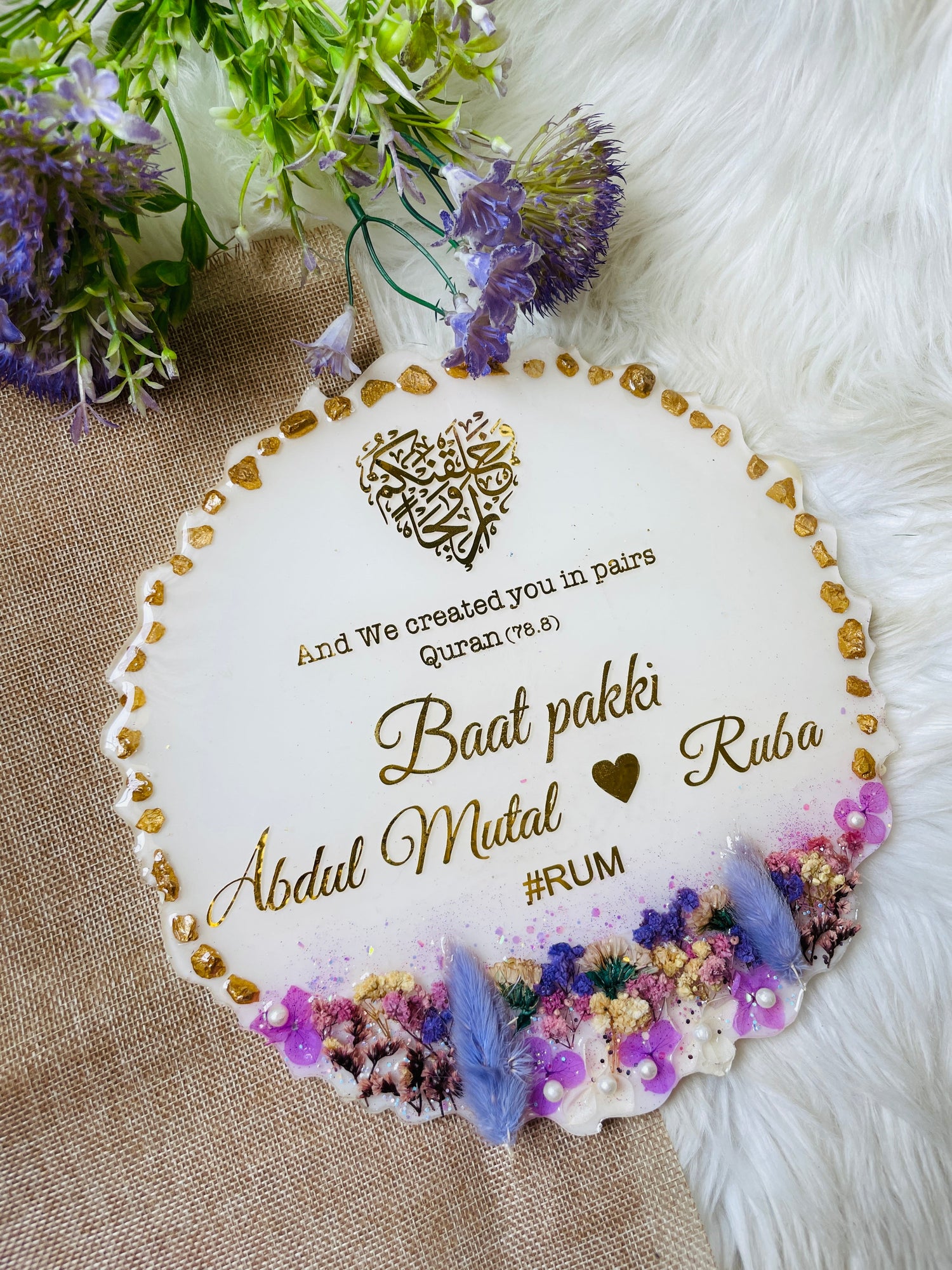 Date Fixing Purple Plaques Ceremony The Craft Queen