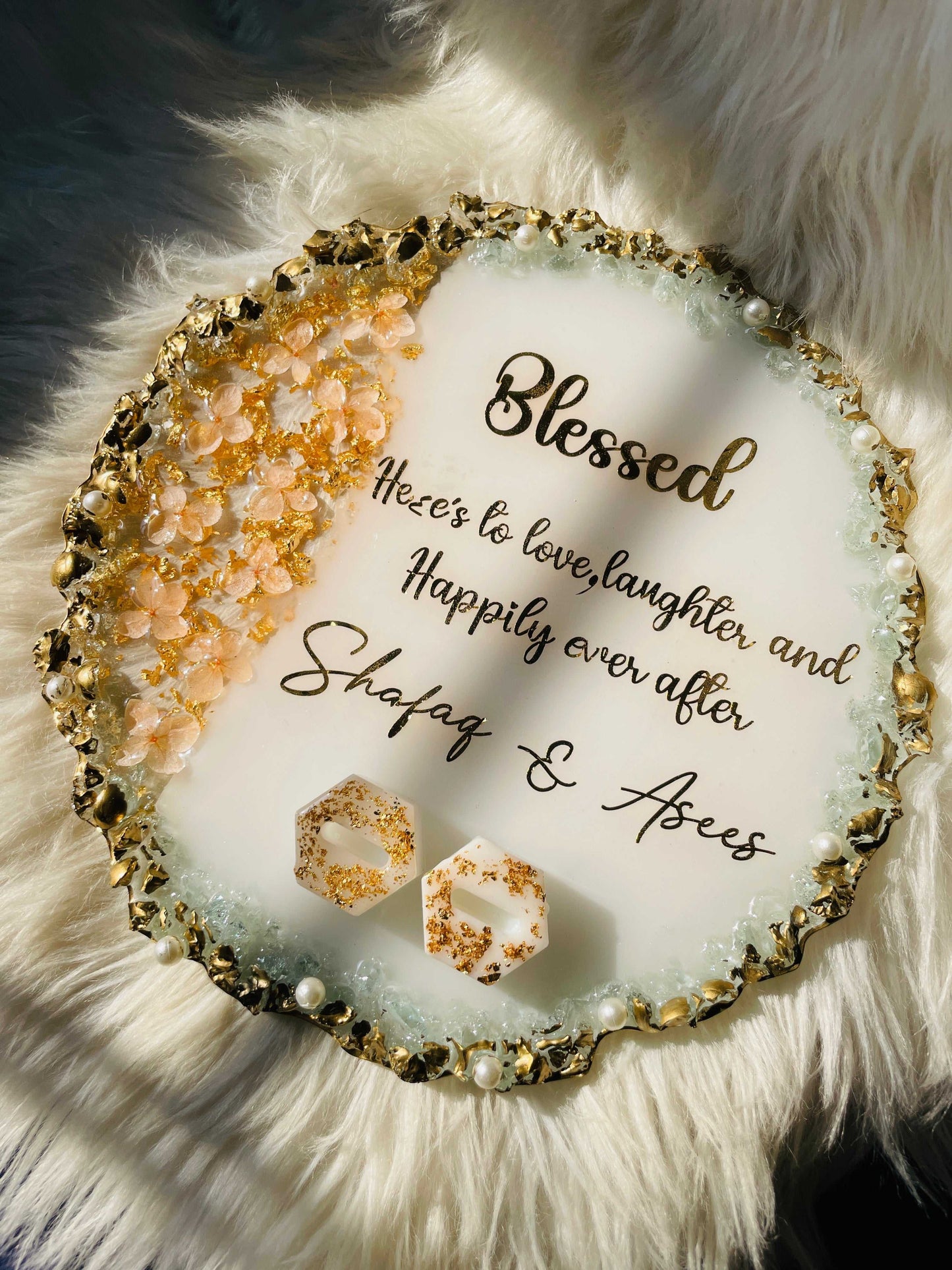 Crystal Opal Floral Plaques The Craft Queen
