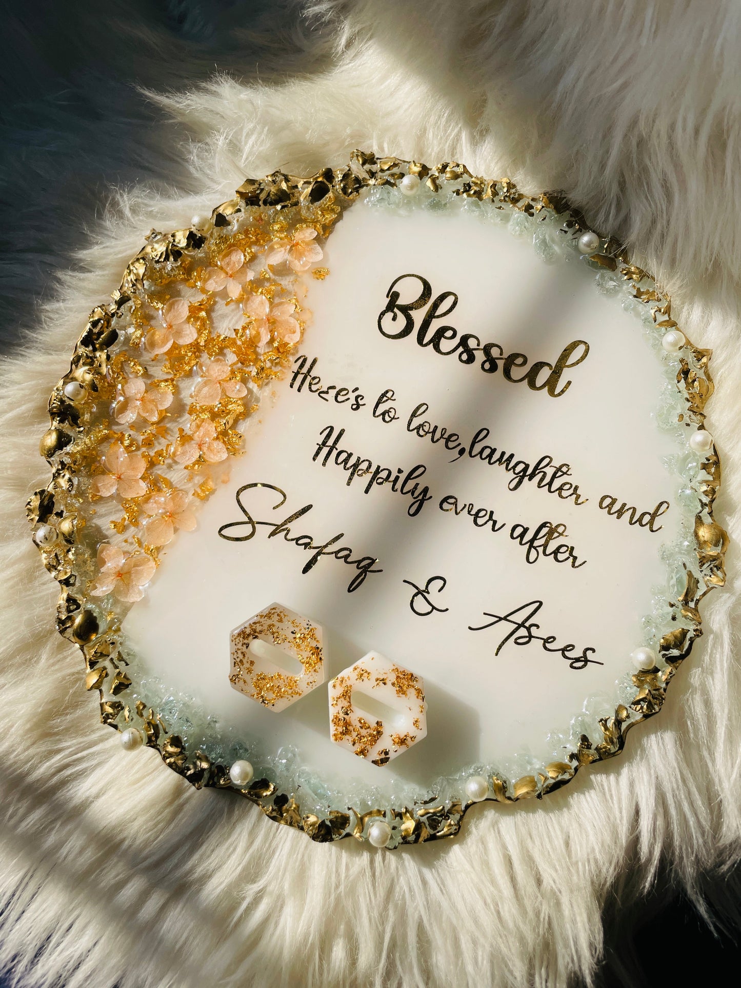 Crystal Opal Floral Plaques The Craft Queen