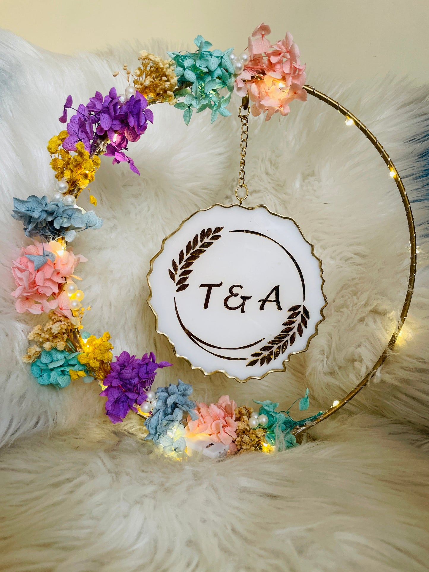 Hoop Floral Wedding Decoration The Craft Queen