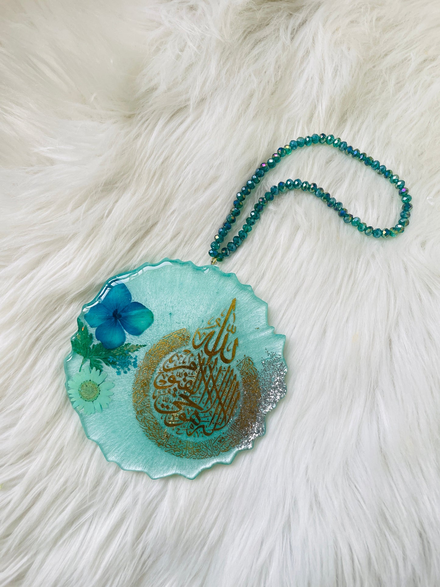 Car Hanging Green Floral The Craft Queen