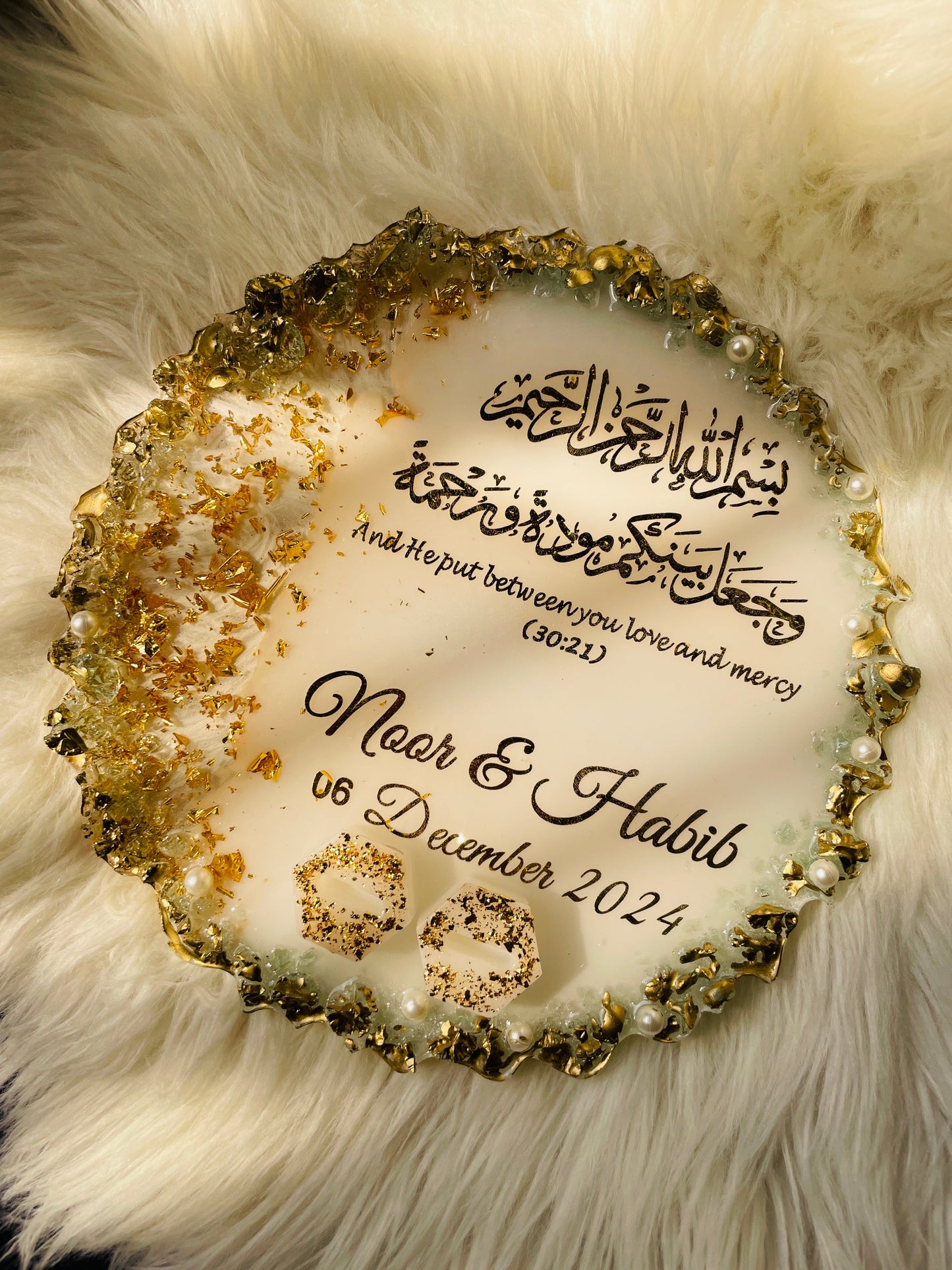 Golden Stone Tray The Craft Queen