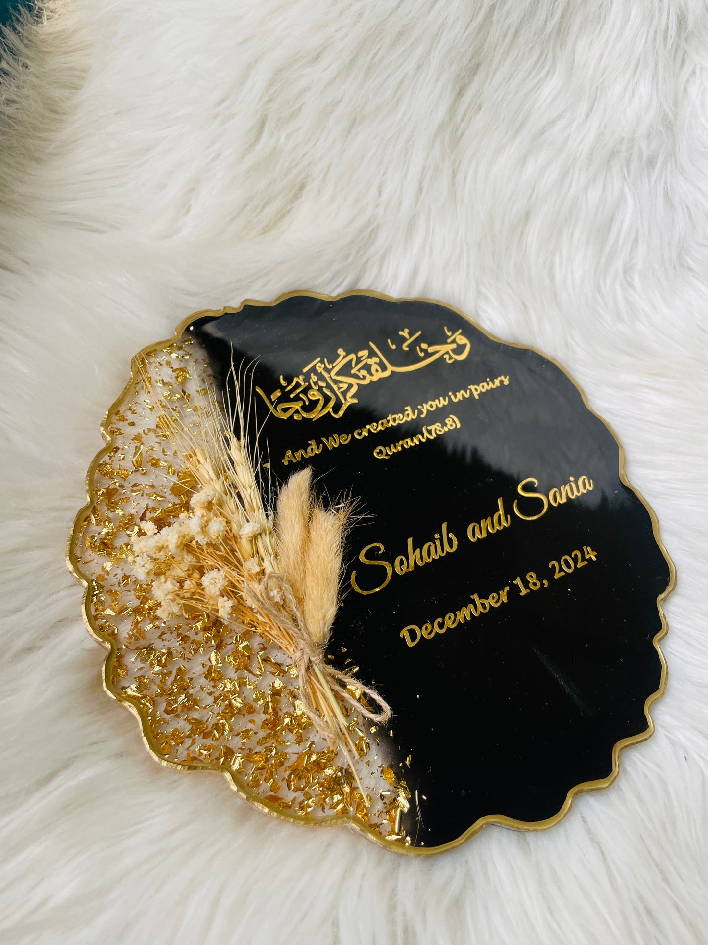 Golden and black Plaque The Craft Queen