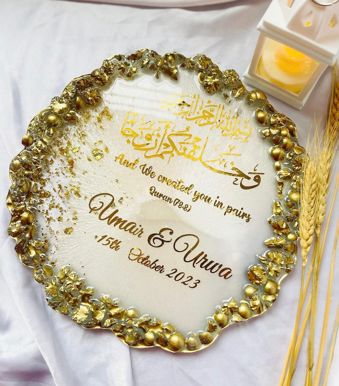 Golden Stone Plaque The Craft Queen