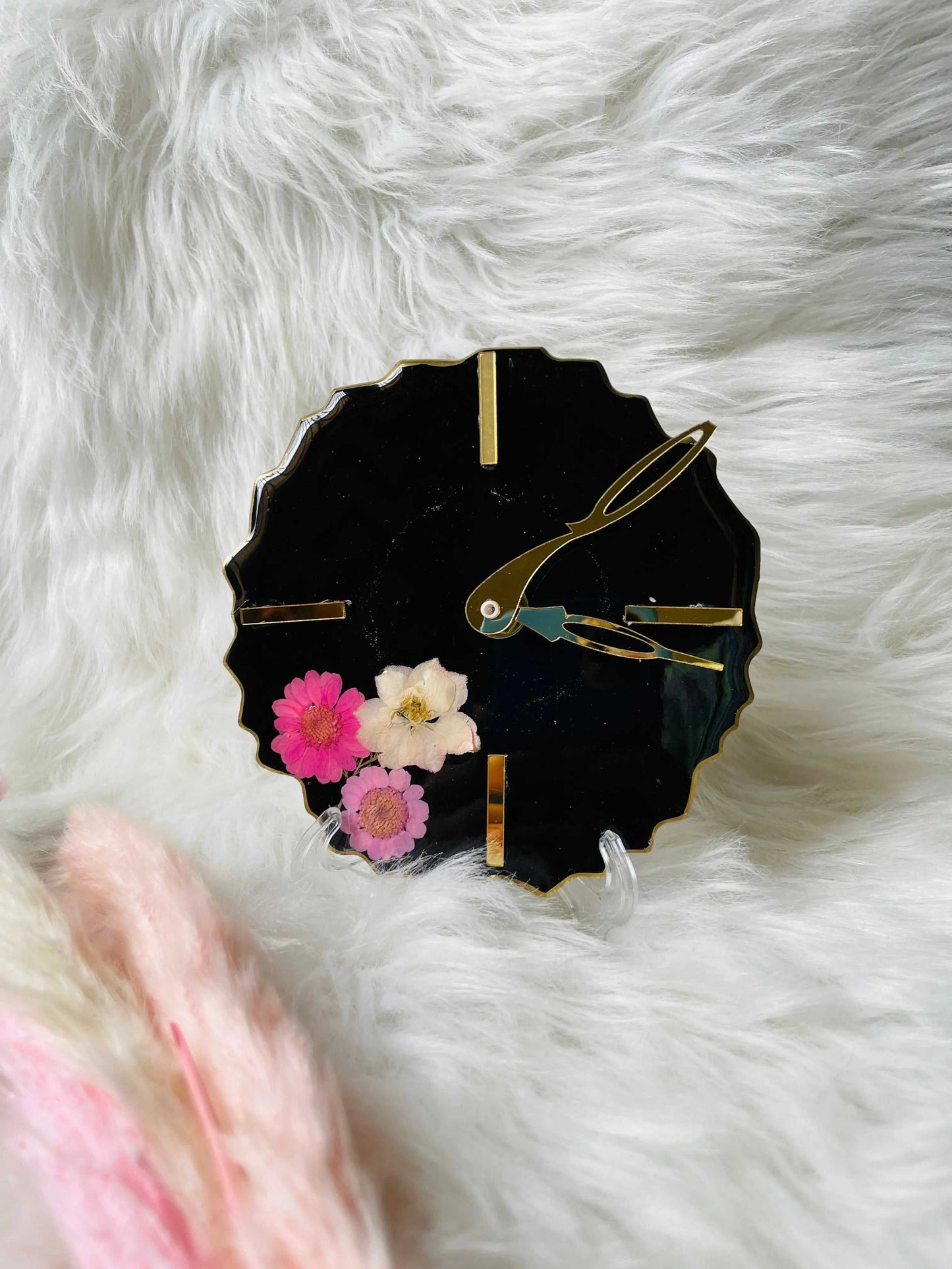 Flower table Clock The Craft Queen