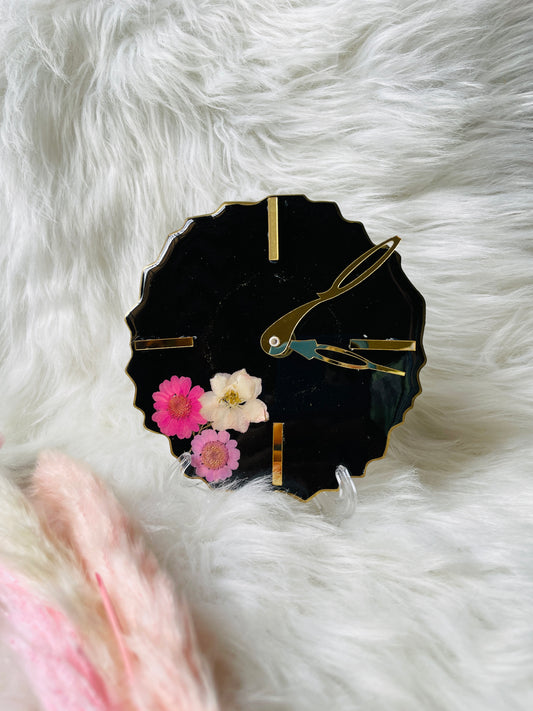 Flower table Clock