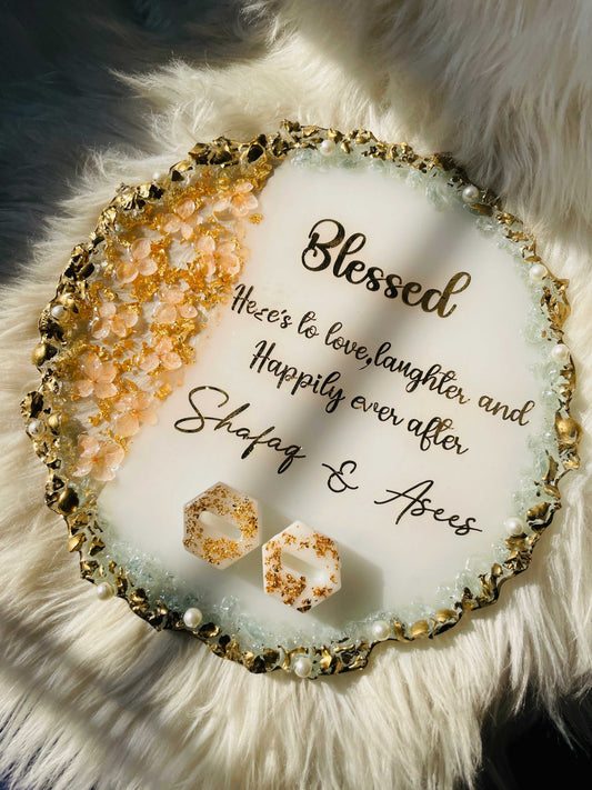 Crystal Opal Floral Plaques The Craft Queen