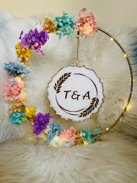 Hoop Floral Wedding Decoration