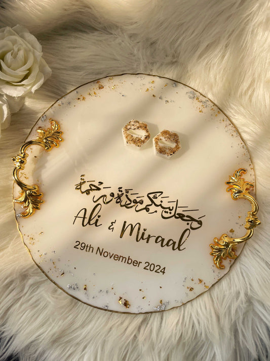 White Vintage Engagement Tray The Craft Queen
