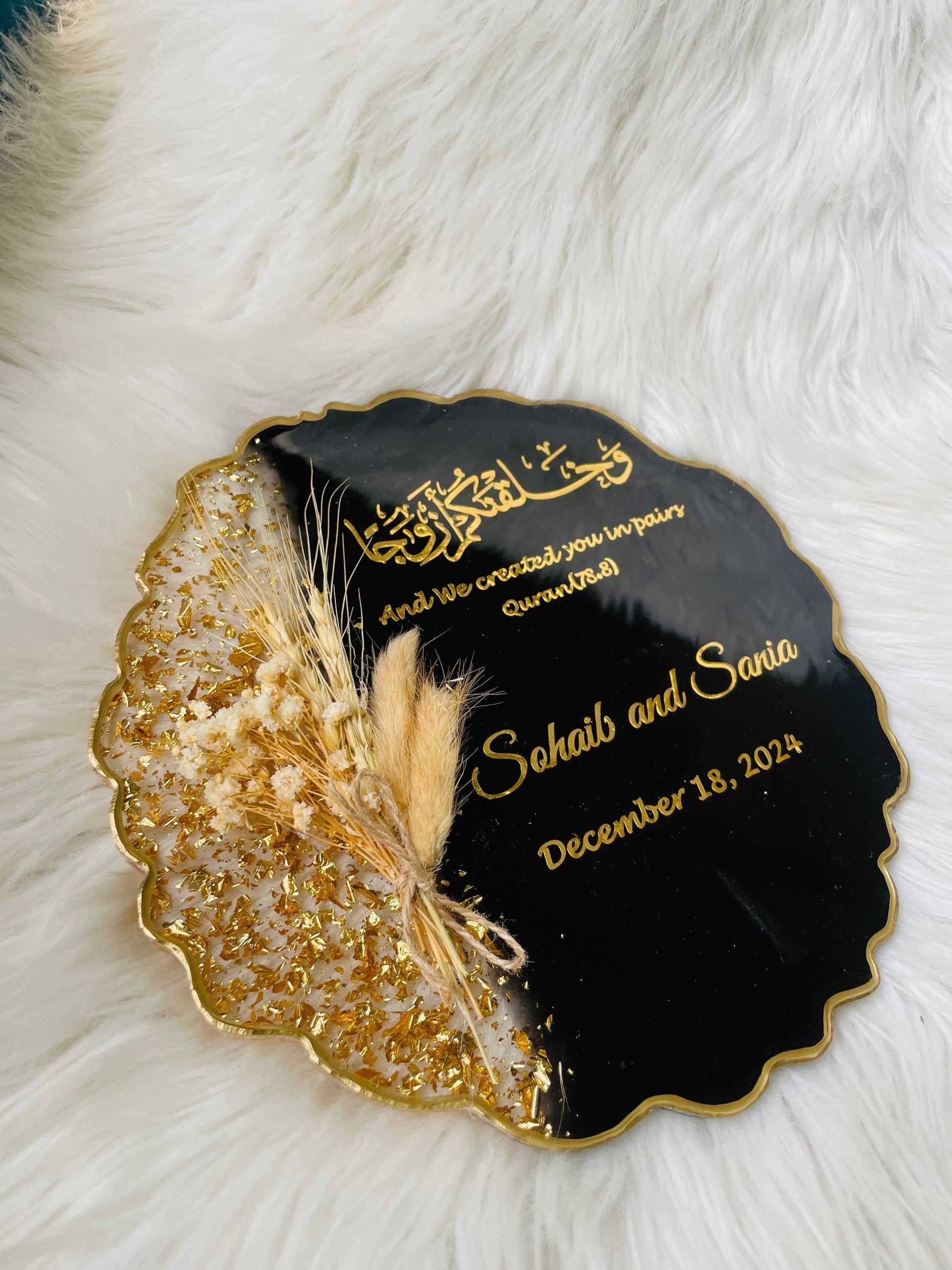 Golden and black Plaque The Craft Queen