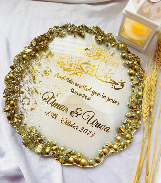 Golden Stone Plaque The Craft Queen