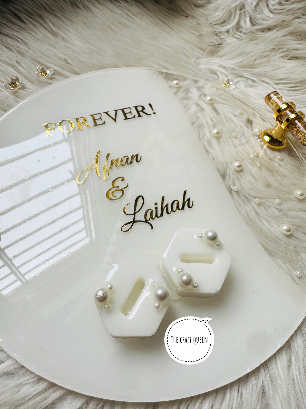 Personalized Forever Wedding Name Plaque – Custom Couple Sign