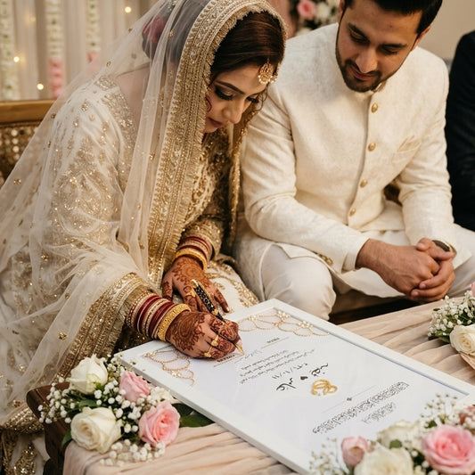 Noor-e-Ishq Personalized Islamic Wedding Frame