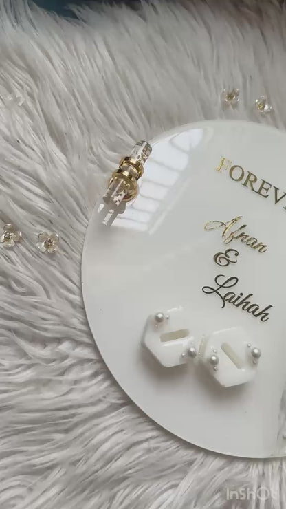 Personalized Forever Wedding Name Plaque – Custom Couple Sign